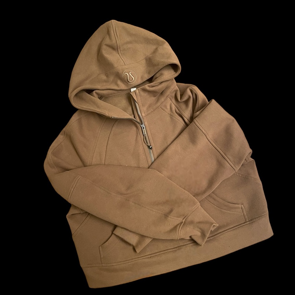 Lululemon Quarter Zip Hooded Scuba | M/L | Color: Artifact